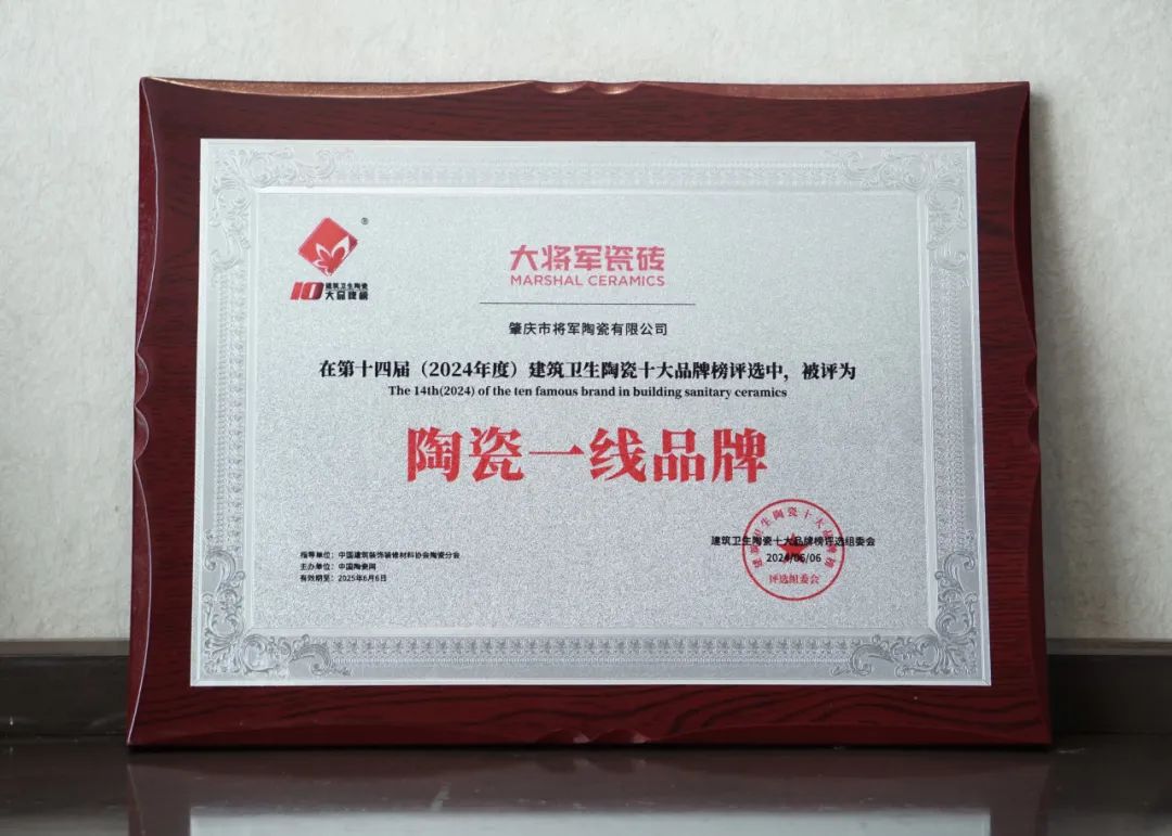 品牌標(biāo)桿，綻耀不凡 ！恭喜大將軍瓷磚榮膺 “陶瓷一線品牌”、 “瓷磚十大品牌”兩大獎(jiǎng)項(xiàng)(圖9)