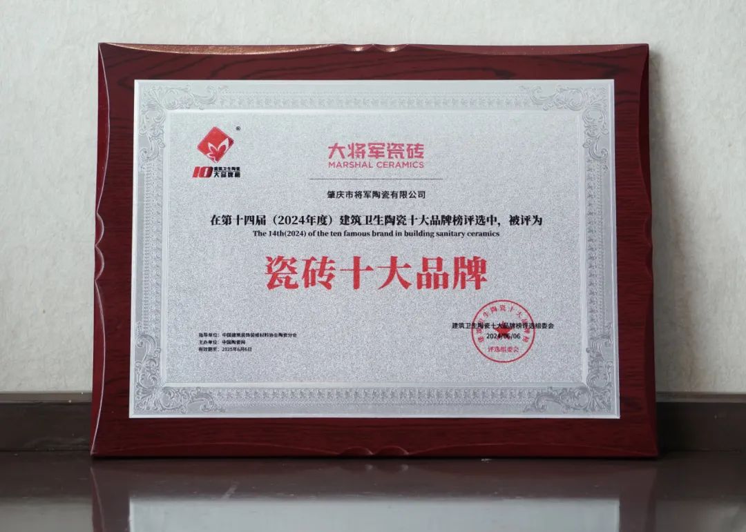 品牌標(biāo)桿，綻耀不凡 ！恭喜大將軍瓷磚榮膺 “陶瓷一線品牌”、 “瓷磚十大品牌”兩大獎(jiǎng)項(xiàng)(圖8)